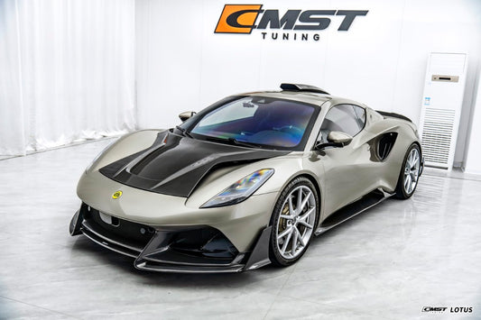 Lotus Emira 3.6 V6 2.0 Four-cylinder 2022-ON with Aftermarket Parts - Roof Scoop Dry Pre-preg Carbon Fiber / FRP