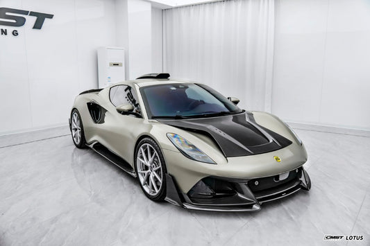 Lotus Emira 3.6 V6 2.0 Four-cylinder 2022-ON with Aftermarket Parts - Side Skirts Dry Pre-preg Carbon Fiber / FRP