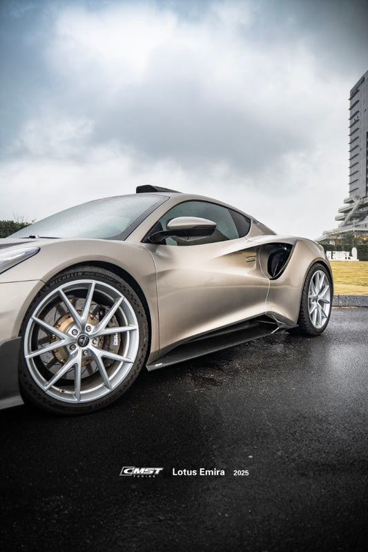 Lotus Emira 3.6 V6 2.0 Four-cylinder 2022-ON with Aftermarket Parts - Side Vents Dry Pre-preg Carbon Fiber / FRP