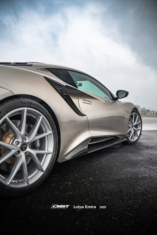 Lotus Emira 3.6 V6 2.0 Four-cylinder 2022-ON with Aftermarket Parts - Side Vents Dry Pre-preg Carbon Fiber / FRP