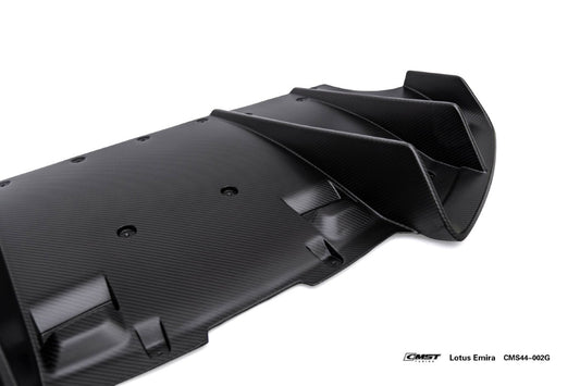 Lotus Emira 3.6 V6 2.0 Four-cylinder 2022-ON with Aftermarket Parts - V1 Rear Diffuser Dry Pre-preg Carbon Fiber / FRP