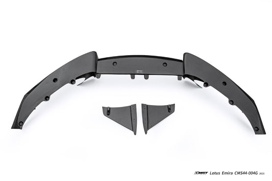 Lotus Emira 3.6 V6 2.0 Four-cylinder 2022-ON with Aftermarket Parts - V2 Front Lip Dry Pre-preg Carbon Fiber / FRP