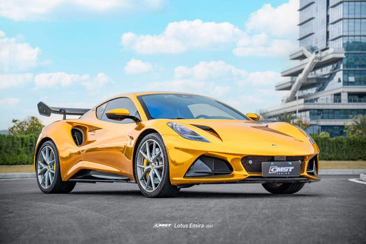 Lotus Emira 3.6 V6 2.0 Four-cylinder 2022-ON with Aftermarket Parts - V3 Rear Spoiler Dry Pre-preg Carbon Fiber / FRP