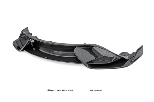 McLaren 720s 2018 2019 2020 2021 2022 2023 & 765LT 2021 2022 & 750s 2024 with Aftermarket Parts - 765lt Conversion Front Bumper & Front Lip Carbon Fiber / FRP from CMST Tuning