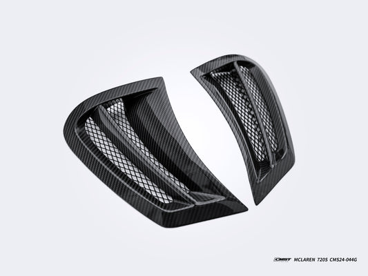 McLaren 720S 2018 2019 2020 2021 2022 2023 with Aftermarket Parts - Upper Valences Carbon Fiber / FRP from CMST Tuning