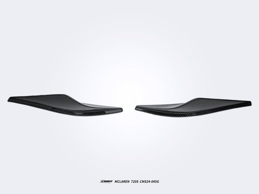 McLaren 720S 2018 2019 2020 2021 2022 2023 with Aftermarket Parts - Front Canards Carbon Fiber / FRP from CMST Tuning