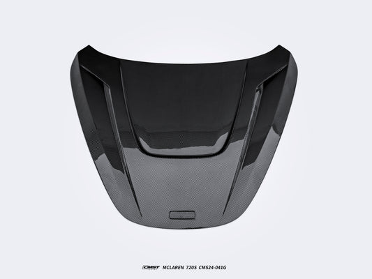 McLaren 720S 2018 2019 2020 2021 2022 2023 & 750S 2024-ON & 765LT 2021 2022 with Aftermarket Parts - Hood Carbon Fiber / FRP from CMST Tuning