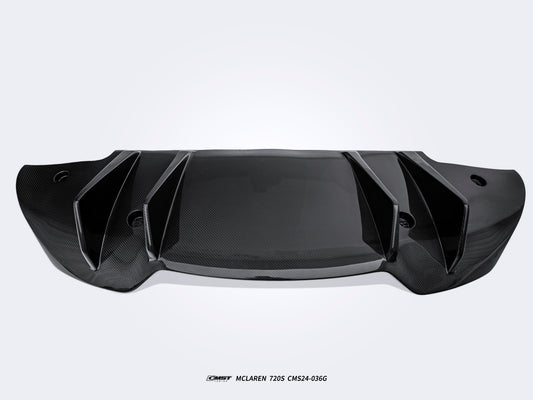McLaren 720S 2018 2019 2020 2021 2022 2023 with Aftermarket Parts - V1 Rear Diffuser Carbon Fiber / FRP from CMST Tuning