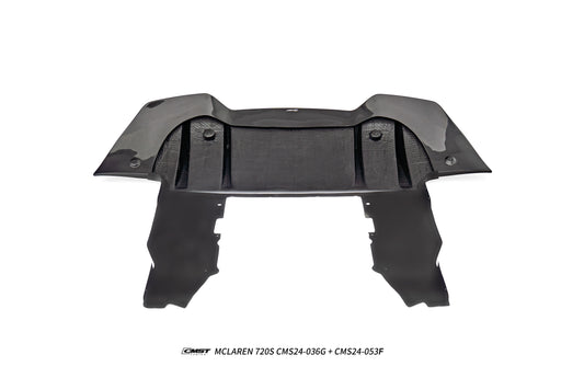 McLaren 720S 2018 2019 2020 2021 2022 2023 with Aftermarket Parts - V1 Rear Diffuser Carbon Fiber / FRP from CMST Tuning