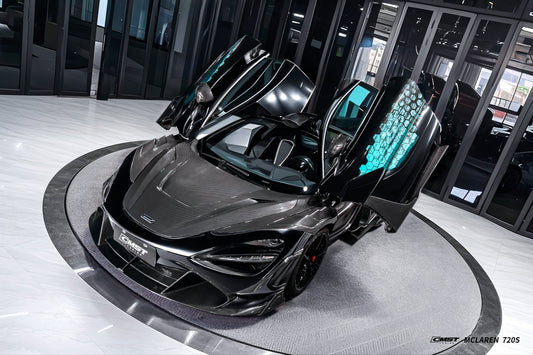 McLaren 720S 2018 2019 2020 2021 2022 2023 & 750S 2024-ON & 765LT 2021 2022 with Aftermarket Parts - Hood Carbon Fiber / FRP from CMST Tuning