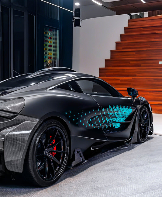 McLaren 720S 2018 2019 2020 2021 2022 2023 & 750S 2024-ON & 765LT 2021 2022 with Aftermarket Parts - Door Side Blades Carbon Fiber / FRP from CMST Tuning
