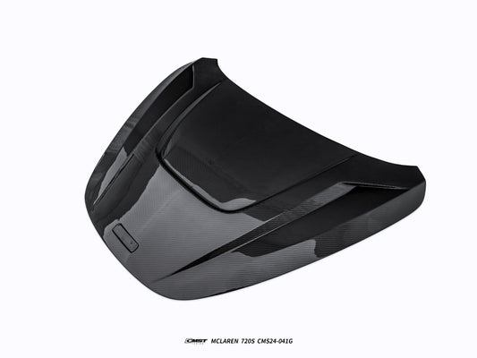 McLaren 720S 2018 2019 2020 2021 2022 2023 & 750S 2024-ON & 765LT 2021 2022 with Aftermarket Parts - Hood Carbon Fiber / FRP from CMST Tuning