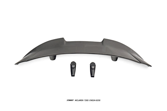 McLaren 720s 2018 2019 2020 2021 2022 2023 with Aftermarket Parts - 765lt Conversion Rear Spoiler Wing Carbon Fiber / FRP from CMST Tuning