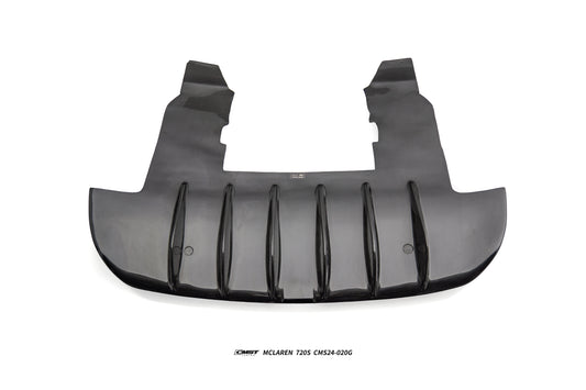 McLaren 720s 2018 2019 2020 2021 2022 2023 with Aftermarket Parts - 765lt Conversion Rear Bumper & Rear Diffuser & Rear Canards Carbon Fiber / FRP from CMST Tuning