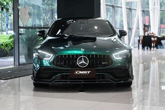 Mercedes Benz AMG GT 4 Door GT63 GT63s GT53 GT43 GT50 X290 2019-ON (This product is desigend to work with the "CMST Front Bumper" only, it does not fit the OEM Bumper ) with Aftermarket Parts - Front Canards Carbon Fiber / FRP from CMST Tuning