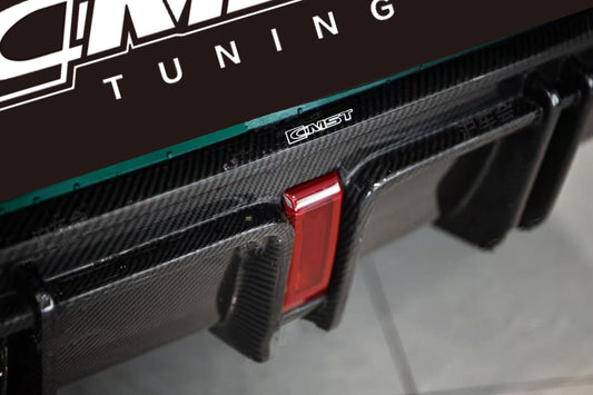 Mercedes Benz AMG GT 4 Door GT53 GT43 GT50 X290 2019-ON with Aftermarket Parts - Rear Diffuser & Exhaust Tips Carbon Fiber / FRP from CMST Tuning