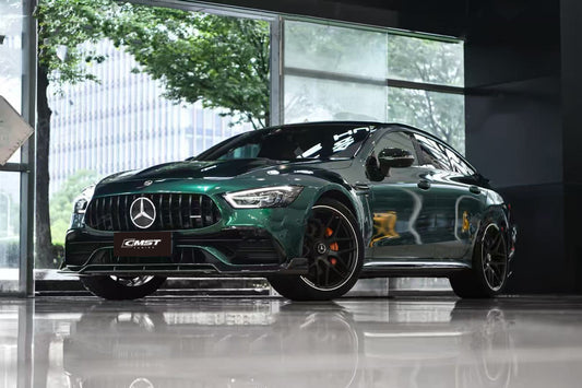 Mercedes Benz AMG GT 4 Door GT63 GT63s GT53 GT43 GT50 X290 2019-ON (This product is desigend to work with the "CMST Front Bumper" only, it does not fit the OEM Bumper ) with Aftermarket Parts - Front Canards Carbon Fiber / FRP from CMST Tuning