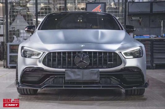Mercedes Benz AMG GT 4 Door GT53 GT43 GT50 X290 2019-ON with Aftermarket Parts - Front Lip Splitter Carbon Fiber / FRP from CMST Tuning