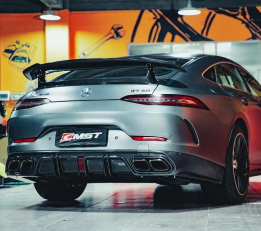 Mercedes Benz AMG GT 4 Door GT63 GT63s GT53 GT43 GT50 X290 2019-ON with Aftermarket Parts - Carbon Fiber & FRP Rear Wing from CMST Tuning