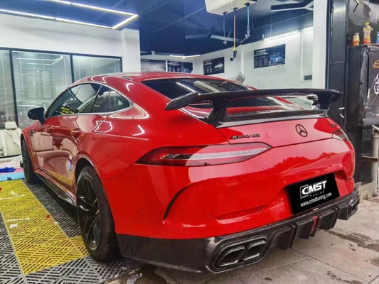 Mercedes Benz AMG GT 4 Door GT63 GT63s GT53 GT43 GT50 X290 2019-ON with Aftermarket Parts - Carbon Fiber & FRP Rear Wing from CMST Tuning
