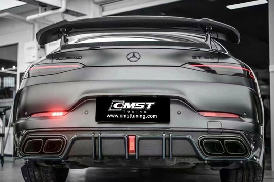 Mercedes Benz AMG GT 4 Door GT63 GT63s GT53 GT43 GT50 X290 2019-ON with Aftermarket Parts - Carbon Fiber & FRP Rear Wing from CMST Tuning