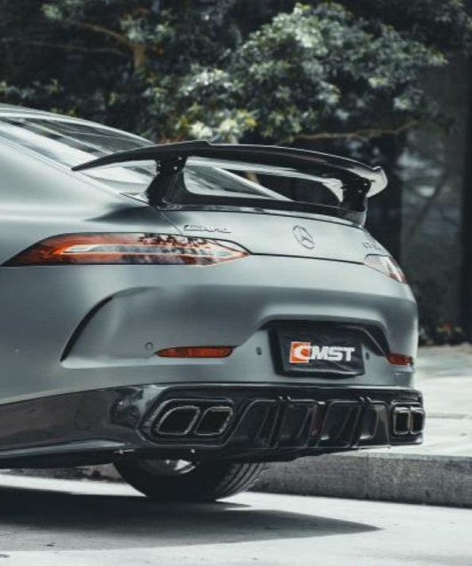 Mercedes Benz AMG GT 4 Door GT63 GT63s GT53 GT43 GT50 X290 2019-ON with Aftermarket Parts - Carbon Fiber & FRP Rear Wing from CMST Tuning