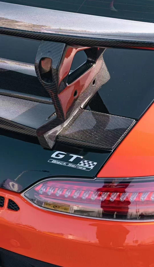 Mercedes Benz AMG GT Base GTS GTC C190 2016 2017 2018 2019 2020 2021 with Aftermarket Parts - V2 Rear Wing Carbon Fiber / FRP from CMST Tuning