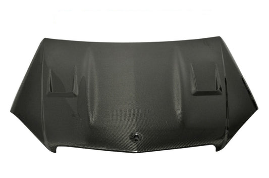 Mercedes Benz C63 AMG W204 2008 2009 2010 2011 with Aftermarket Parts - Hood Bonnet Carbon Fiber / FRP from CMST Tuning