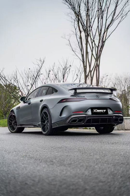 Mercedes Benz AMG GT 4 Door GT63 GT63s GT53 GT43 GT50 X290 2019 2020 2021 2022 2023 2024 with Aftermarket Parts - Rear Wing Carbon Fiber / FRP from CMST Tuning