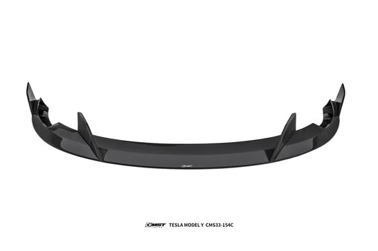 Tesla Model Y Performance AWD Long Range RWD Standard 2020 2021 2022 2023 2024 2025 with Aftermarket Parts - Front Bumper & Front Lip Carbon Fiber / FRP from CMST Tuning