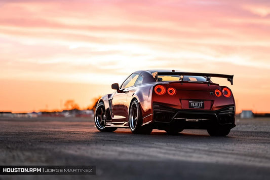 Nissan GTR Nismo T-Spec Black Edition Track Edition Premium Pure 2008 2009 2010 2011 2012 2013 2014 2015 2016 2017 2018 2019 2020 2021 2022 2023 (2017+ rear bumper is required for 2008 2009 2010 2011 2012 2013 2014 2015 2016 model year) with Aftermarket Parts - Nismo Style Rear Bumper & Diffuser Carbon Fiber / FRP / PP from CMST Tuning