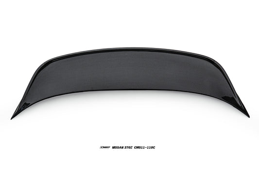 Nissan 370Z Z34 Fairlady Z 2009 2010 2011 2012 2013 2014 2015 2016 2017 2018 2019 2020 with Aftermarket Parts - Rear Spoiler Carbon Fiber / FRP from CMST Tuning