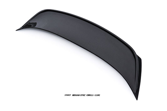 Nissan 370Z Z34 Fairlady Z 2009 2010 2011 2012 2013 2014 2015 2016 2017 2018 2019 2020 with Aftermarket Parts - Rear Spoiler Carbon Fiber / FRP from CMST Tuning