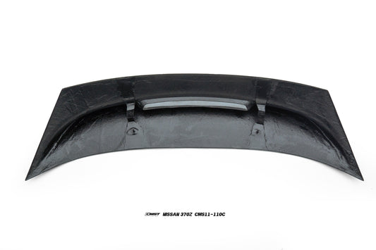 Nissan 370Z Z34 Fairlady Z 2009 2010 2011 2012 2013 2014 2015 2016 2017 2018 2019 2020 with Aftermarket Parts - Rear Spoiler Carbon Fiber / FRP from CMST Tuning