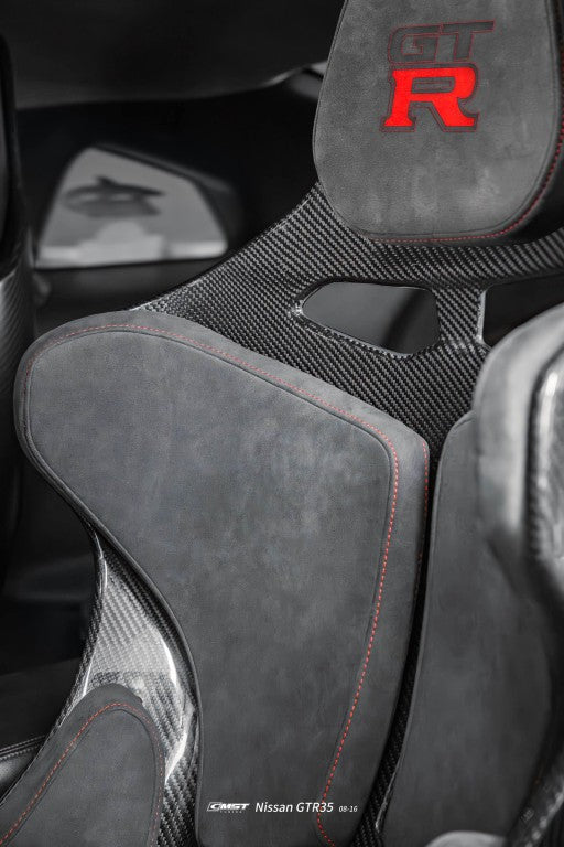 Nissan GTR R35 CBA DBA EBA 2008 2009 2010 2011 2012 2013 2014 2015 2016 with Aftermarket Parts - Seat Dry Pre-preg Carbon Fiber from CMST Tuning