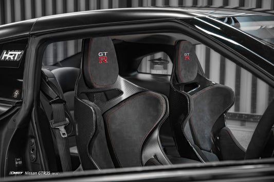 Nissan GTR R35 CBA DBA EBA 2008 2009 2010 2011 2012 2013 2014 2015 2016 with Aftermarket Parts - Seat Dry Pre-preg Carbon Fiber from CMST Tuning