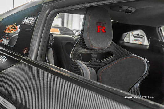 Nissan GTR R35 CBA DBA EBA 2008 2009 2010 2011 2012 2013 2014 2015 2016 with Aftermarket Parts - Seat Dry Pre-preg Carbon Fiber from CMST Tuning