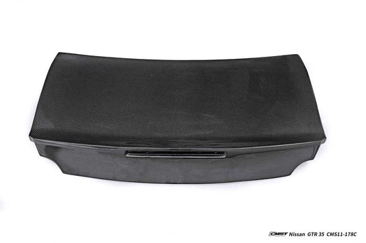 Nissan GTR R35 CBA DBA EBA 2008 2009 2010 2011 2012 2013 2014 2015 2016 2017 2018 2019 2020 2021 2022 2023 2024 with Aftermarket Parts - 2024 NISMO Style Trunk Carbon Fiber / FRP from CMST Tuning