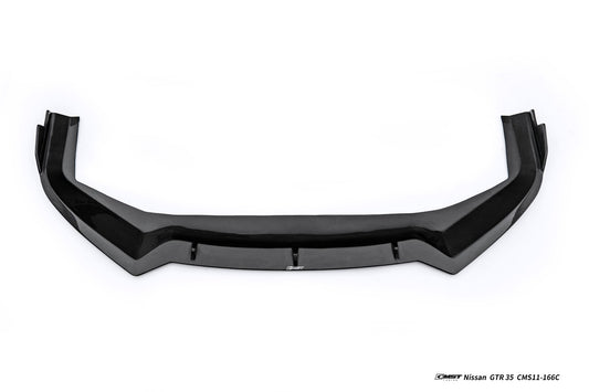 Nissan GTR R35 CBA DBA EBA 2008-2024 with Aftermarket Parts - HORIZON Narrow body & Widebody Front Lip Carbon Fiber / FRP from CMST Tuning