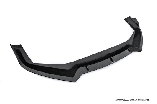 Nissan GTR R35 CBA DBA EBA 2008-2024 with Aftermarket Parts - HORIZON Narrow body & Widebody Front Lip Carbon Fiber / FRP from CMST Tuning