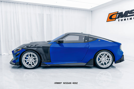 Nissan Z 400Z Nismo Proto Performance Sport RZ34 2023 2024 with Aftermarket Parts - Front Canards Carbon Fiber / FRP from CMST Tuning