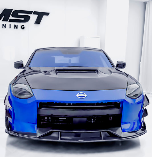 Nissan Z 400Z Nismo Proto Performance Sport RZ34 2023 2024 with Aftermarket Parts - Front Lip Splitter Carbon Fiber / FRP from CMST Tuning