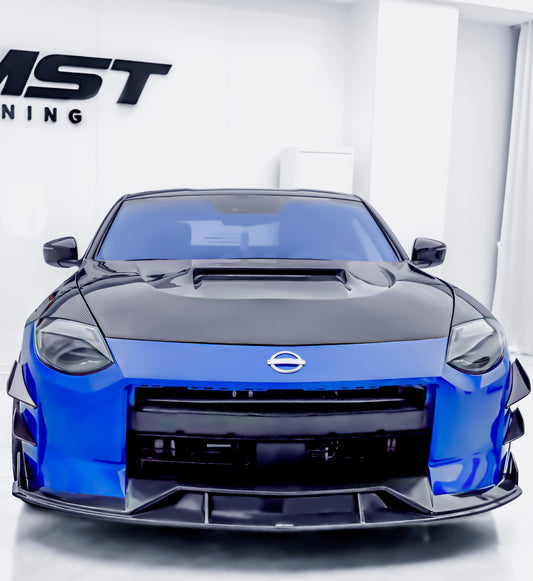 Nissan Z 400Z Nismo Proto Performance Sport RZ34 2023 2024 with Aftermarket Parts - V1 Hood Carbon Fiber / FRP from CMST Tuning