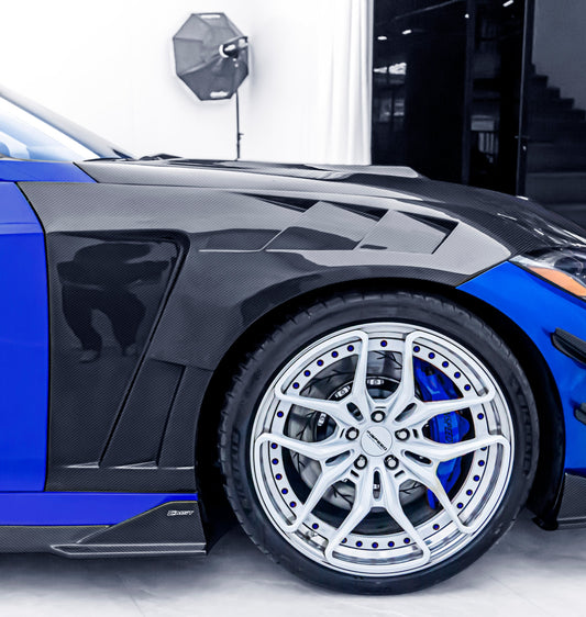 Nissan Z 400Z Nismo Proto Performance Sport RZ34 2023 2024 with Aftermarket Parts - Front Fenders Carbon Fiber / FRP from CMST Tuning