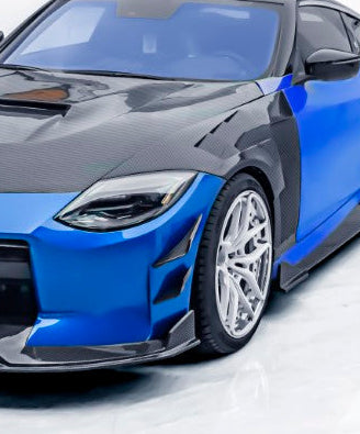 Nissan Z 400Z Nismo Proto Performance Sport RZ34 2023 2024 with Aftermarket Parts - Front Canards Carbon Fiber / FRP from CMST Tuning