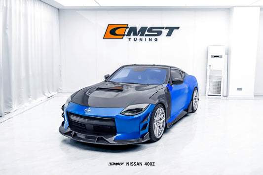 Nissan Z 400Z Nismo Proto Performance Sport RZ34 2023 2024 with Aftermarket Parts - V1 Hood Carbon Fiber / FRP from CMST Tuning