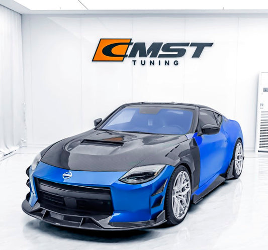 Nissan Z 400Z Nismo Proto Performance Sport RZ34 2023 2024 with Aftermarket Parts - V1 Hood Carbon Fiber / FRP from CMST Tuning