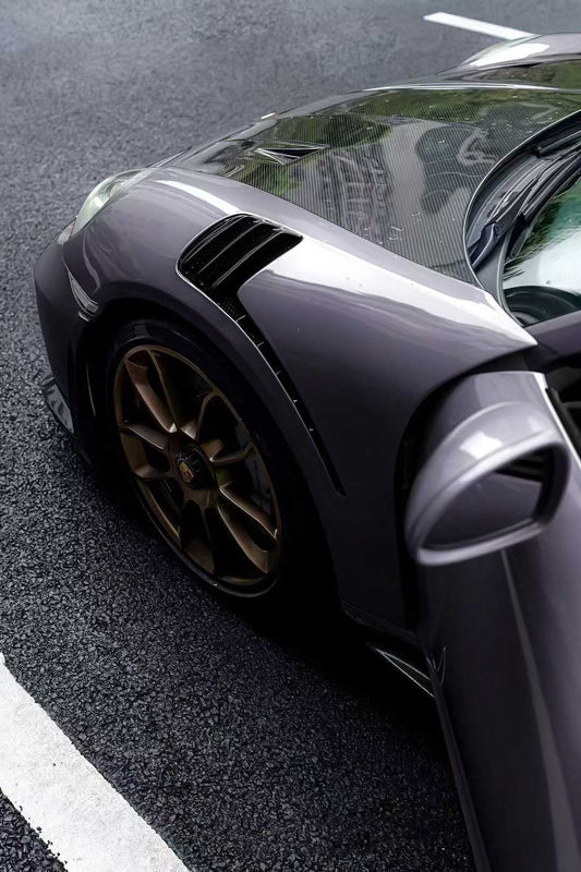 Porsche 981 Cayman Base/S/T/GTS/GT4 2014 2015 2016 & 981 Boxster Base/S/T/GTS/Spyder 2014 2015 2016 & 718 Cayman Base/S/T/GTS/GT4/GT4RS 2017 2018 2019 2020 2021 2022 2023 2024 & 718 Boxster Base/S/T/GTS/Spyder/SpyderRS 2017 2018 2019 2020 2021 2022 2023 2024 & 991 991.1 911 Carrera Base/S/T/4/4S/Targa 4/ Targa 4S/GTS/Turbo/Turbo S/GT3/GT3RS 2012-2016 & 991 991.2 911 Carerra Base/S/T/4/4S/Targa 4/ Targa 4S/GTS/Turbo/Turbo SGT3/GT3RS/GT2RS 2017 2018 2019 (Fitment for GT4RS/SpydeRS/GT3RS/GT2RS will block c