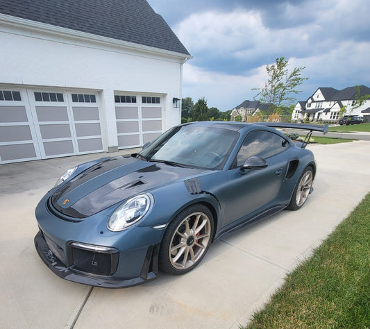 Porsche 991 991.1 911 Carrera Base/S/T/4/4S/Targa 4/ Targa 4S/GTS/Turbo/Turbo S/GT3/GT3RS & 991 991.2 911 Carrera Base/S/T/4/4S/Targa 4/Targa 4S/GTS/Turbo/Turbo SGT3/GT3RS/GT2RS with Aftermarket Parts - GT2RS Front Bumper & Lip Carbon Fiber / FRP from CMST Tuning