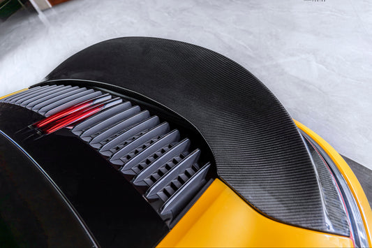 Porsche 911 992 992.1 Carerra Base/S/T/4/4S/Targa 4/Targa 4S/GTS 2020 2021 2022 2023 2024 with Aftermarket Parts - Rear Spoiler Pre-preg Carbon Fiber / FRP from CMST Tuning